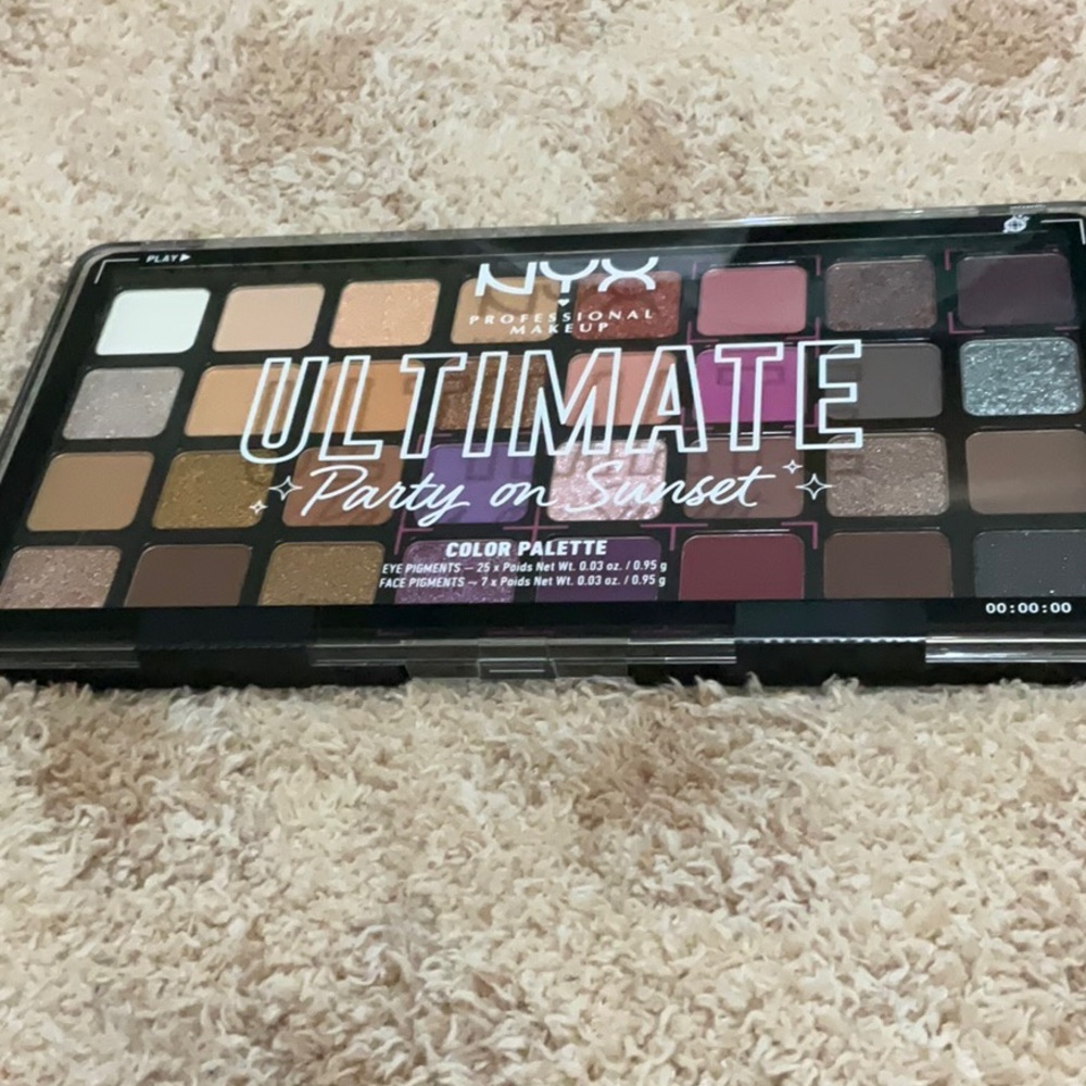 NYX Ultimate Party on Sunset 20 year anniversary palette.  New and unopened.